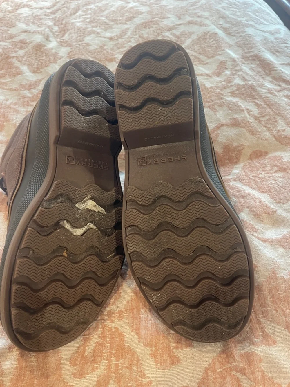 Sperry Brown and Black Waterproof Men's Duck Boots